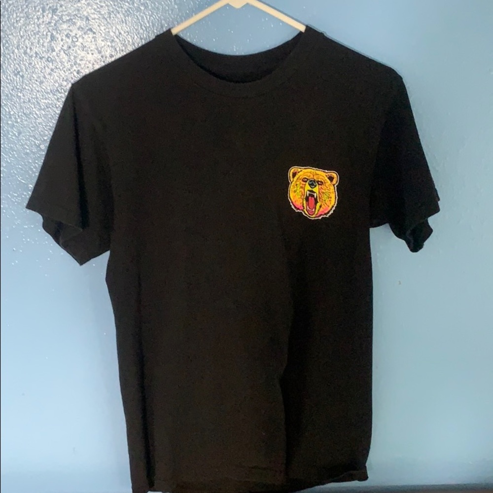 Black nerf t-shirt with graphic design